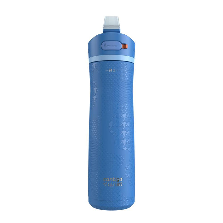 Contigo® x Ally Love Ashland Chill 2.0 Stainless Steel Water Bottle with AUTOSPOUT® Lid, 24oz - Stellar Jay [7UMK9] [SKF89]